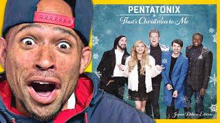 Rapper FIRST time REACTION to PENTATONIX - Little Drummer Boy! I'm living in the future...