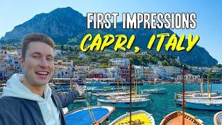 Capri Italy First Impressions (Italy's MOST LUXURIOUS Island)