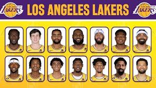 Los Angeles LAKERS New Roster 2024 - Player Lineup Profile Update as of March 24, 2024