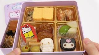 Hello Kitty and Kuromi Sanrio Characters Osechi 2025 Japanese Traditional New Year's Food