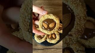 Полезное печенье из 2 ингредиентов (банан с кунжутом)