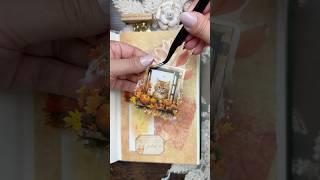 Autumn  ASMR Scrapbook Journal With Me | This is probably my last Fall spread of the year 