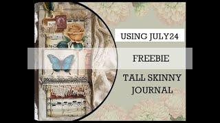JULY24 FREEBIE. (Process video) TALL Skinny Journal from Amazon Packaging