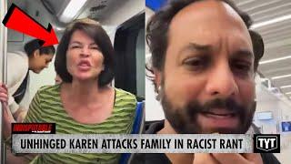 WATCH: Karen Unleashes Racist Attack On Family, Instantly Regrets It