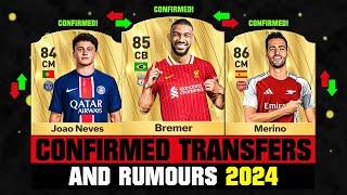 FIFA 25 | NEW CONFIRMED TRANSFERS & RUMOURS!  ft. Bremer, Joao Neves, Merino... etc