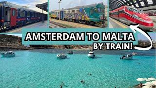 Epic 47-Hour Train Journey from Amsterdam to Malta (Ferry Included!)