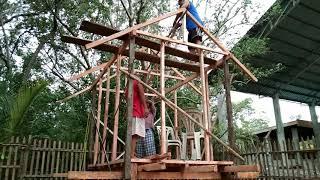 How to make a Nipa Hut. Small house