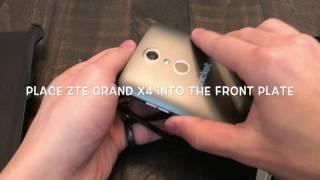 ZTE GRAND X4 [AEGIS SERIES] COVRWARE Full-Body Armor Holster Case [Installation Instruction]