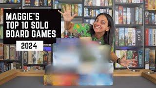 Top 10 Solo Board Games of All Time | Updated Ranking 2024 (+Amy tries them all!)