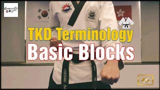 Taekwondo Terminology - Poomsae 1 & 2 Basic Blocks (Tutorial #1)