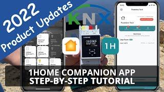 1Home Companion App - Assign automatically KNX devices to rooms in Apple HomeKit