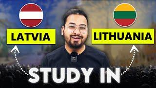 STUDY IN LATVIA VS LITHUANIA IN 2024 ? in Hindi