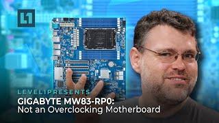 GIGABYTE MW83-RP0: Not an Overclocking Motherboard