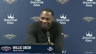 Willie Green interview | Pelicans Media Day 2024