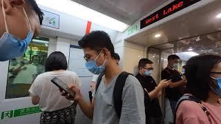 Hangzhou Metro Subway Ride on Line 1 from Longxiangqiao to Datieguan | China360