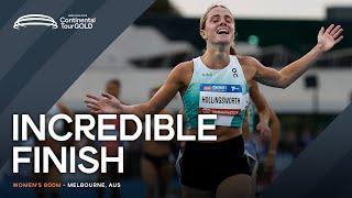 Claudia Hollingsworth breaks Australian 800m U20 record | Continental Tour Gold 2024