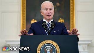 Watch: Biden discusses investments in high speed internet infrastructure | NBC News