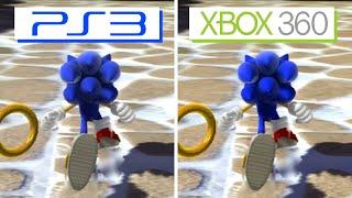 Xbox 360 vs. PS3 Face-Off | Sonic Unleashed (2008) Full Graphics Comparison