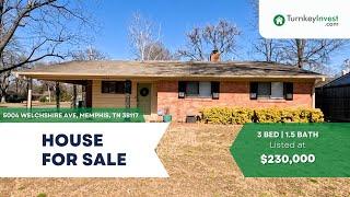 5004 Welchshire Ave, Memphis, TN 38117 | Profitable Turnkey Rental Property for Sale