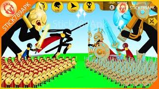 GOLDEN GIANT BOSS, SHADOWRATH HERO VS XIPHOS VOLTAIC FINAL BOSS | Stick War Legacy Mod | Stick789Apk