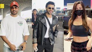 Stebin Ben, Sharad Kelkar & Krishna Shroff Spotted At Mumbai Airport