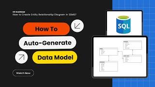 How to Create a Data Model || Entity Relationship Diagram || SQL Data Modeling Step-by-Step