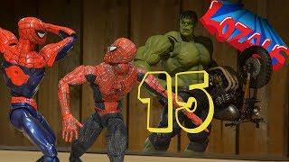 SPIDERMAN STOP MOTION Action Video Part 15 Homecoming