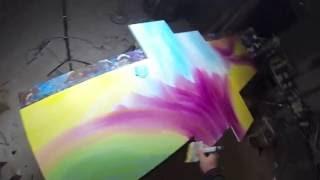 Learn How to Paint Abstract Painting with Acrylics video - Oxalis by John Beckley