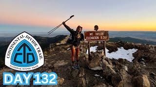 Summiting the last mountain above 10k feet | CDT Day 132