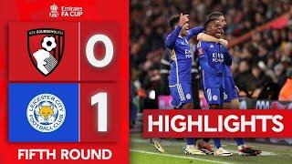 Fatawu Scores Incredible Extra-Time Winner! | Bournemouth 0-1 Leicester City | Emirates FA Cup 23-24