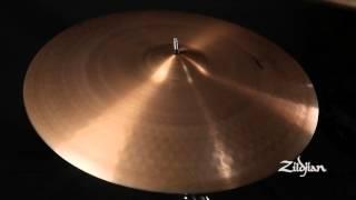 Zildjian Sound Lab - NEW 22" A Avedis Collection - Demo 1