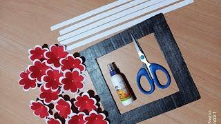 very simple and beautiful wall hanging paper craft#creation hub