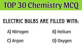 Top 30 Chemistry MCQ | Chemistry MCQ | Chemistry mcq 2024 | Chemistry question