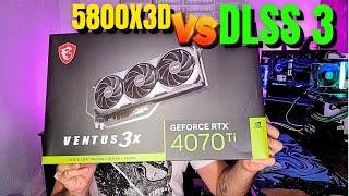 R7 5800X3D NÃO AGUENTOU A RTX 4070TI, CONHEÇA O DLSS3 ! REVIEW DEFINITIVO RTX 4070TI