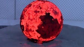 Red Hot Cannonball in Water/Ice