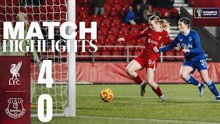 Highlights: Liverpool FC Women 4-0 Everton | Four Scored in Merseyside Derby Win!