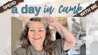 A Day In Camp Cold Rainy Sunny and Windy - My Life as an Author Creator and Nomad - S9.E3