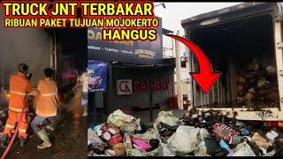 MUATAN TRUCK PAKET TERBAKAR‼️