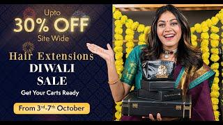 Diwali Festive Sale 2022 up-to 30% SiteWide | Gemeria Hair Extensions & Wigs