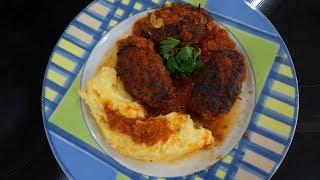 Soutzoukakia - Traditional greek meatballs with cumin in tomato sauce | Greek Cooking by Katerina