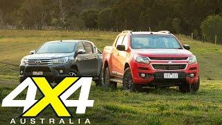 2017 Holden Colorado vs Toyota Hilux | Road test | 4X4 Australia