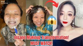 Crazy Chinese Makeup Transformation - Shocking Before & After! | Jaw-Dropping Makeover #asianbeauty