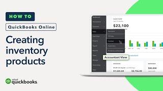 How to create inventory products in QuickBooks Online