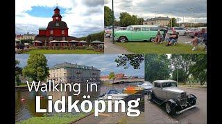 Walking in Lidköping / Power Big Meet july 2022  [4K 60fps]