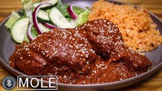 Mole Rojo de Pollo - How to make Mole  - Mexican Food