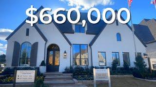 HIGHLAND HOMES 74' Model Home Tour in Harvest | Living in Dallas Texas: Northlake, Texas