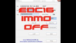 How to immo off edc16 (how to bew immo off)