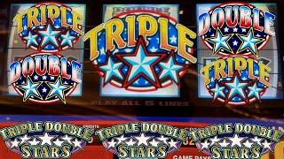 Old School Triple Double Stars 3 Reel Casino Classic Slot