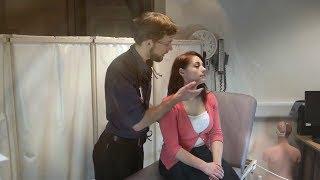 Thyroid Examination (OLD VERSION) - Clinical Skills OSCE Guide - Dr James Gill