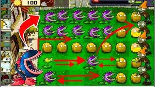Plants vs Zombies | LAST STAND | Chomper vs. All Zombies GAMEPLAY FULL HD 1080p 60hz